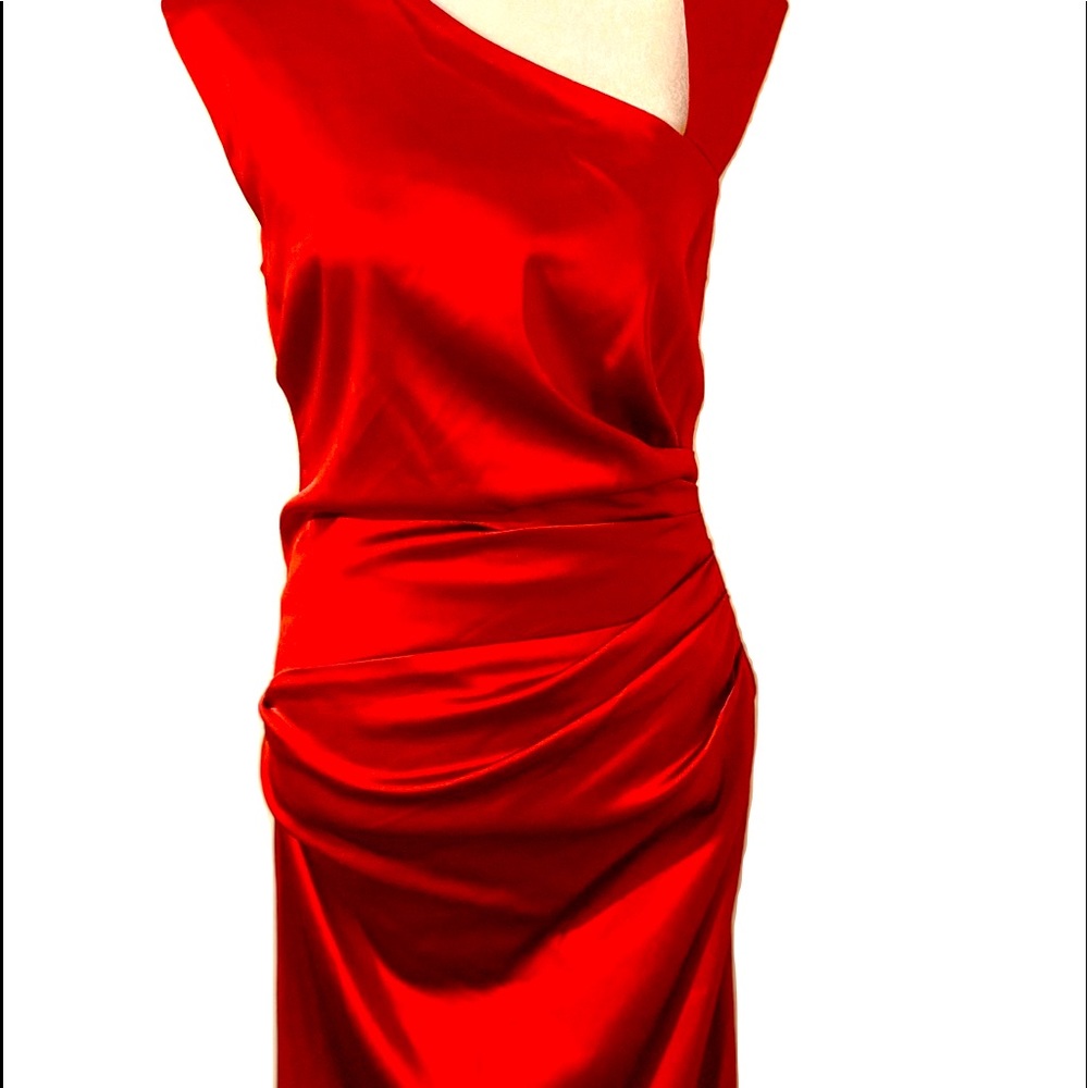 Suzi Chin for Maggie Boutique Red Dress Size 6